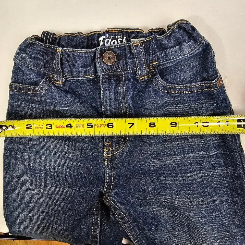 OshKosh B'Gosh Classic Denim Blue Jeans Toddler Size 4T Unisex